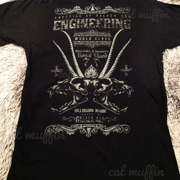 SERPENTINE ENGINEERING BLACK T SHIRT sz SM - Picture 3 of 4